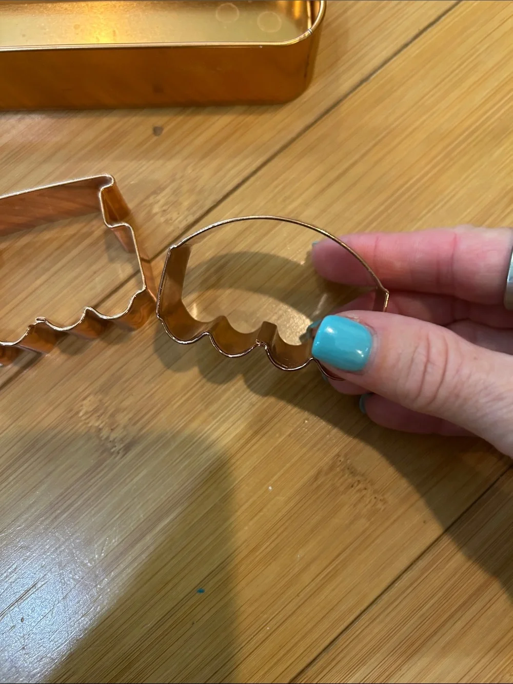 Williams Sonoma Copper Train Cookie Cutter Set